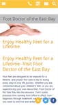 Mobile Screenshot of footdoctoreastbay.com